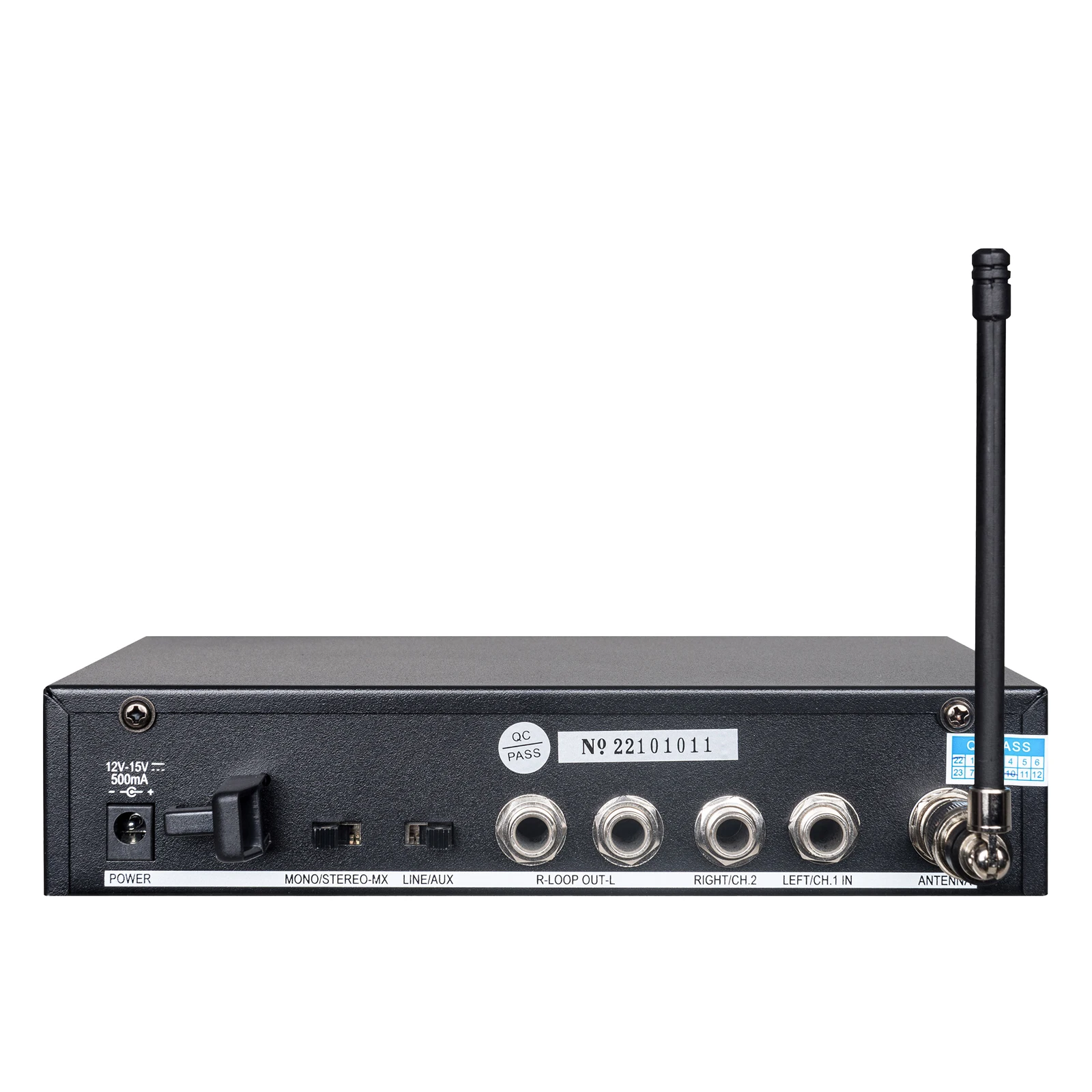 SENNESAI Sistema de monitoreo profesional PSM300 Retorno de escenario Estéreo Monitor personal en el oído Equipo de audio profesional inalámbrico, 500 MHz