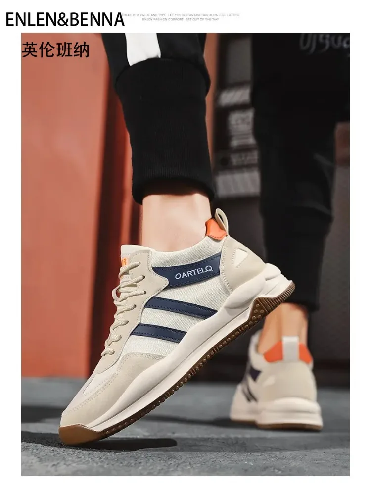 men\'s casual shoes fashion trend breathable running sports shoes American casual men\'s shoes