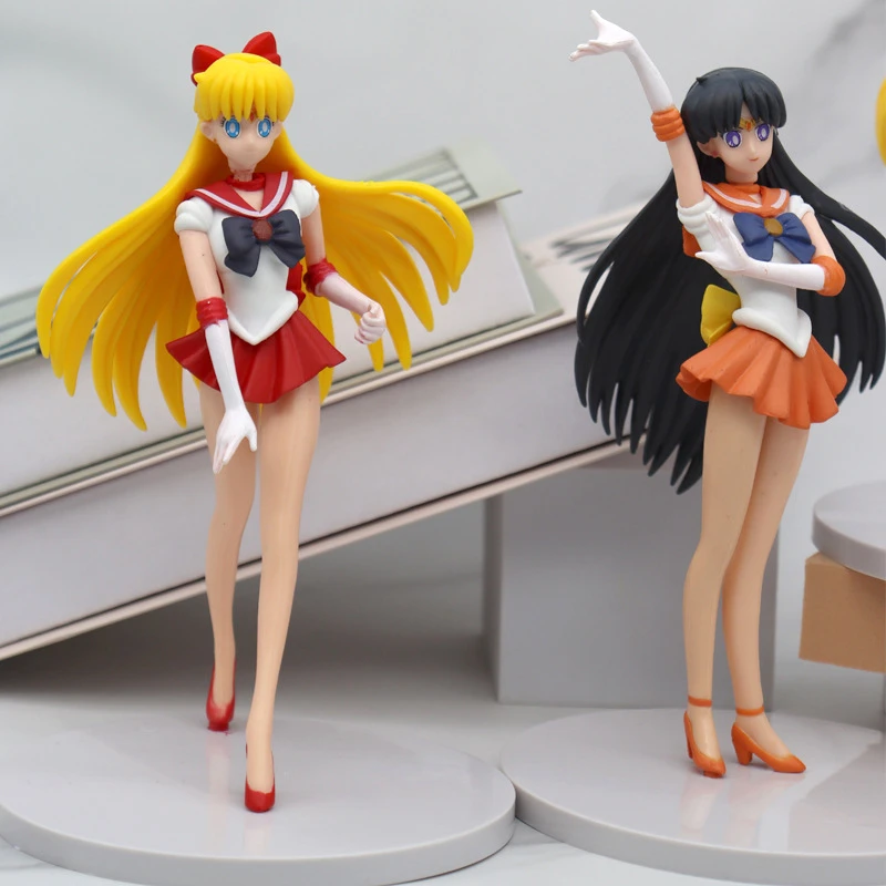 5 قطعة/المجموعة بحار القمر أنيمي الشكل اللعب Mizuno Ami Tsukino Usagi هينو ري أينو ميناكو البلاستيكية عمل تمثال نموذج دمى هدية الاطفال