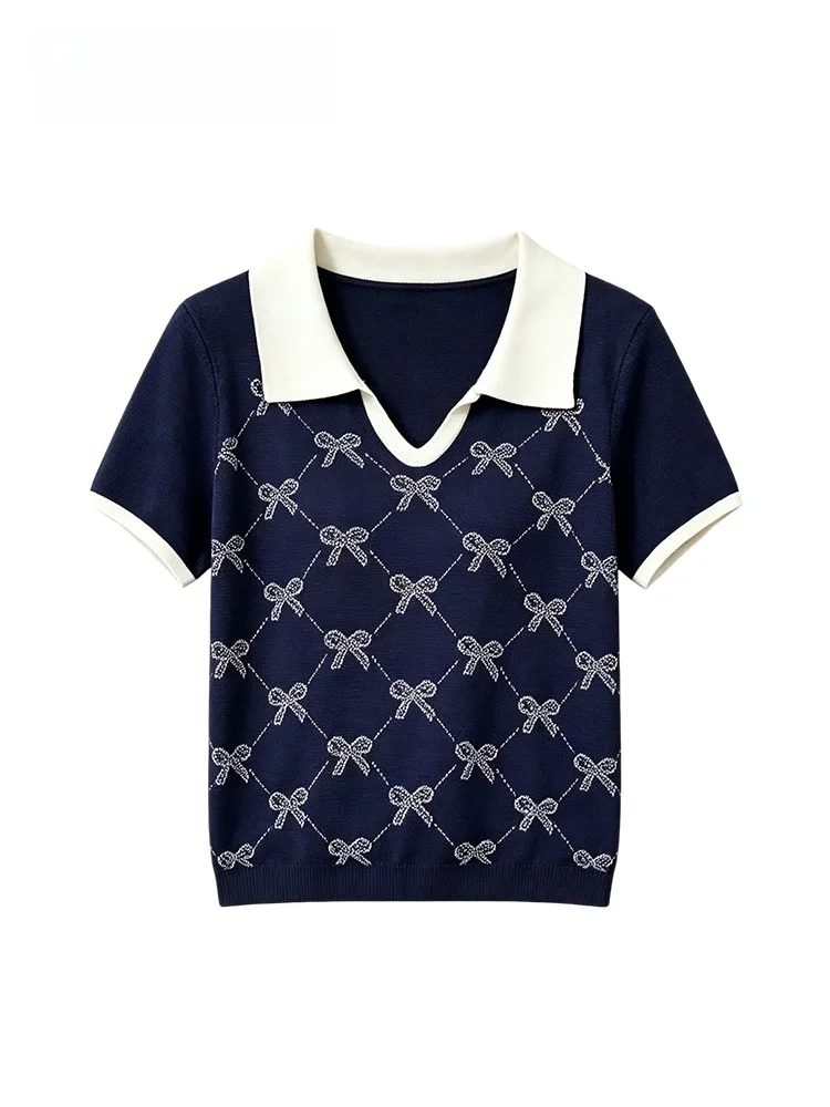 

Loose Summer Short Sleeve T-Shirt Women's plus Size Casual Versatile Top College Style Big Shoulder Fashionable plus Size Sister