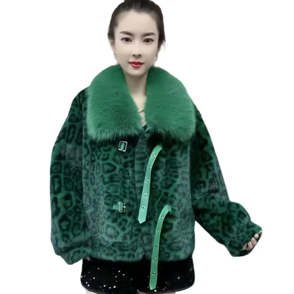 Faux Fur Coats for Women,Single Breasted Jackets,Female Overcoat,Thicken Warm Clothes,England Style,Fur Collar,New ,Winter