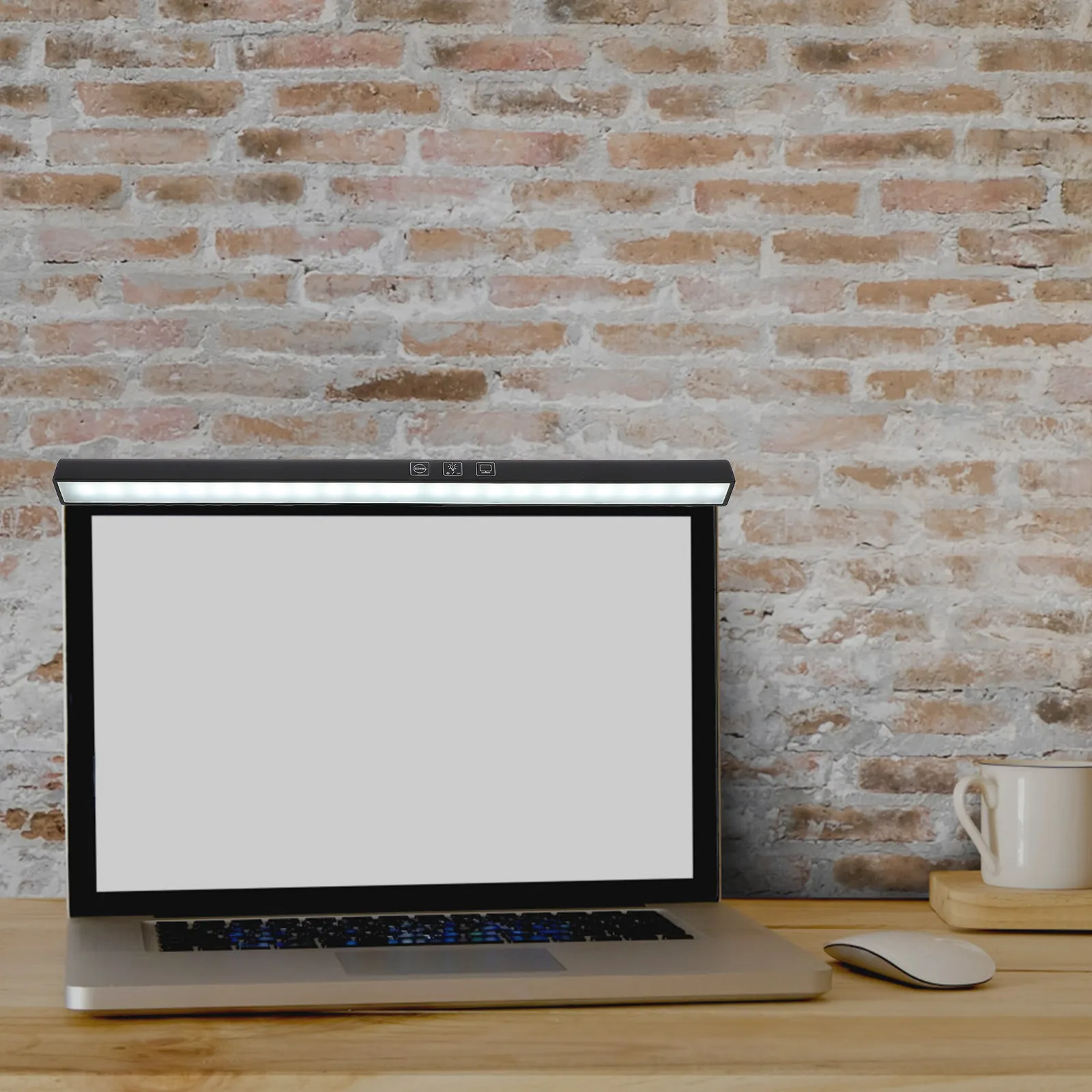 

Monitor Light Bar Non-Flickering Eye Protection Dimmable Screen Lamp Bar Touch Control Timing for Laptop Computer Desktop Use