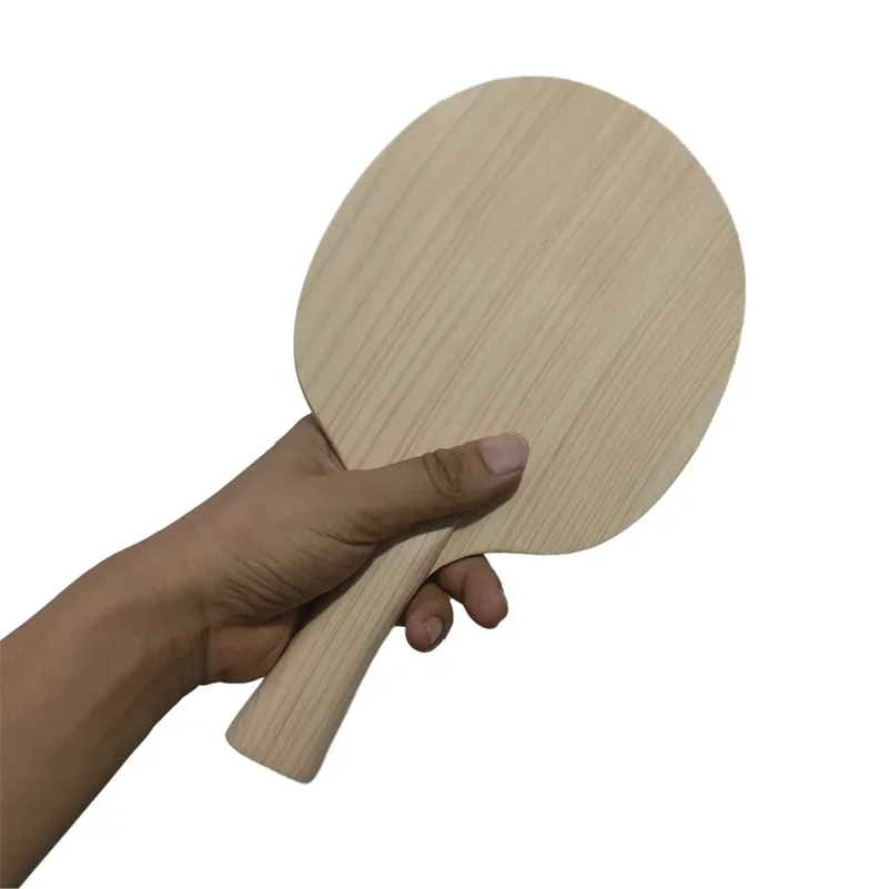 Single Hinoki Table Tennis Blade 1 Ply 8mm Cypress Wood Ping Pong Wood for DIY Table Tennis Racket