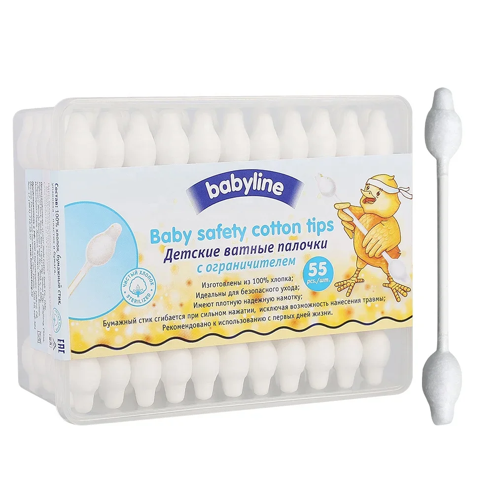 Wholesale factory kids use baby care cotton buds baby cleaning swab