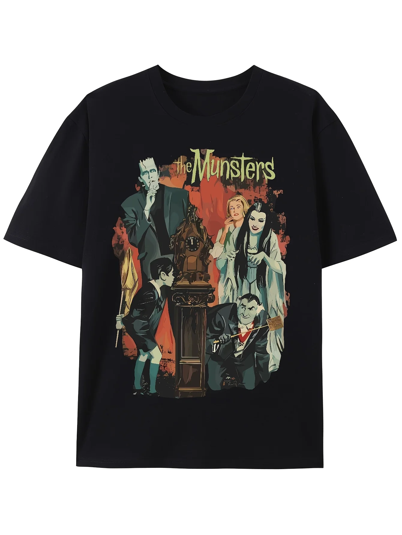 [تي شيرت فرانكنشتاين مونستر] تي شيرت الهالوين فرانكنشتاين مونستر - هوديي هدية للرجال والنساء للجنسين A804