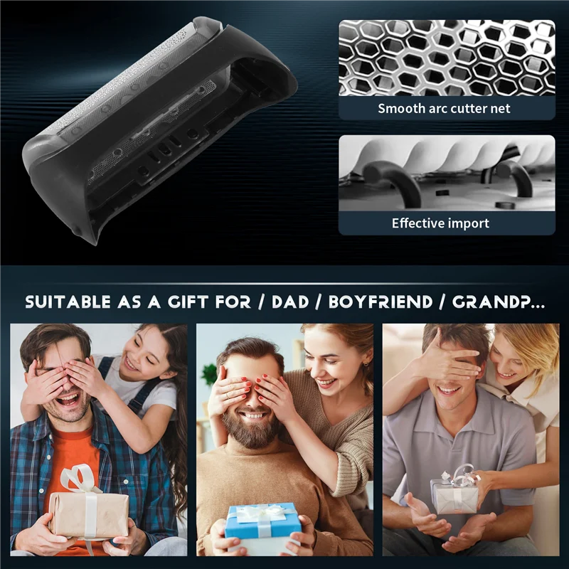 

AB43-Foil & Cutter для Braun 10B Cruzer, комплект бритвенных головок серии 1000/2000, запасная часть 180 190 1735 1775 5728 5729 170S