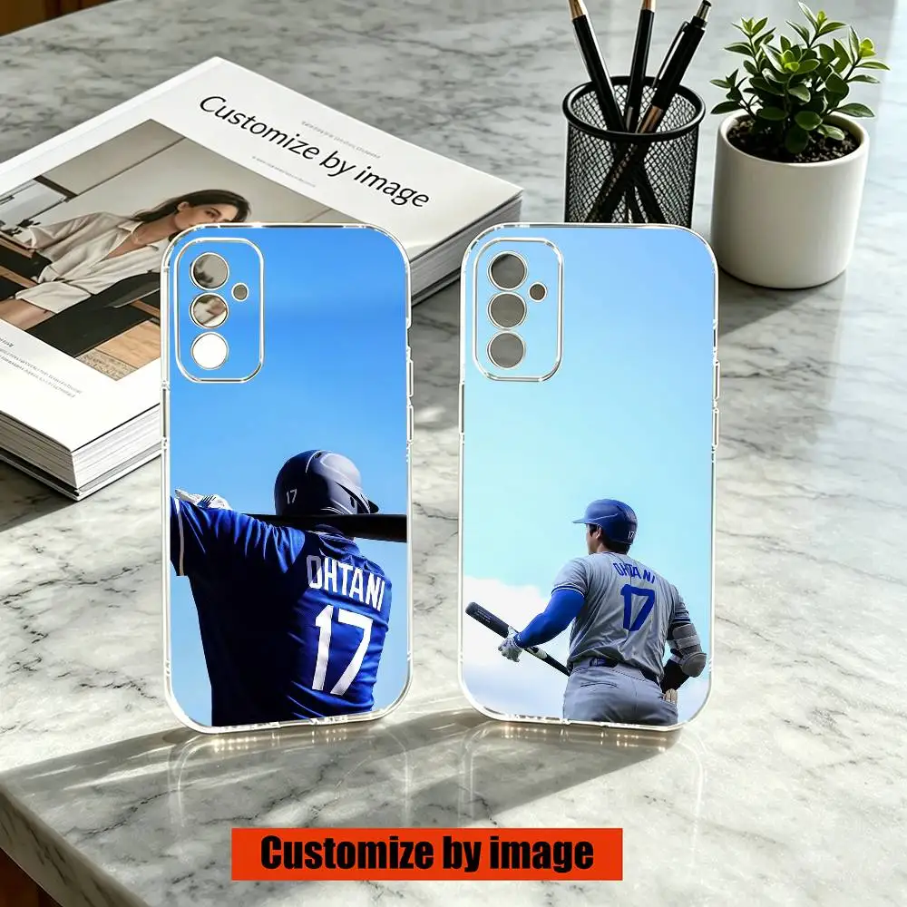 

S-Shohei O-Ohtani Baseball 17 Phone Case Transparent Silicone Soft For SamsungA10,12,20,21S,30,31,40,50,51,52,70,71