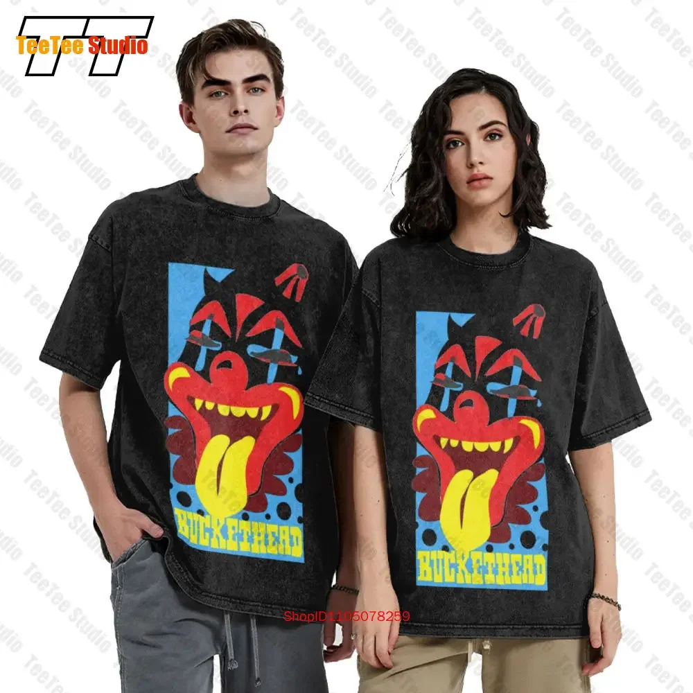 Buckethead Punk Rock Hardcore Metal Vintage Oversized T-Shirt QUWS