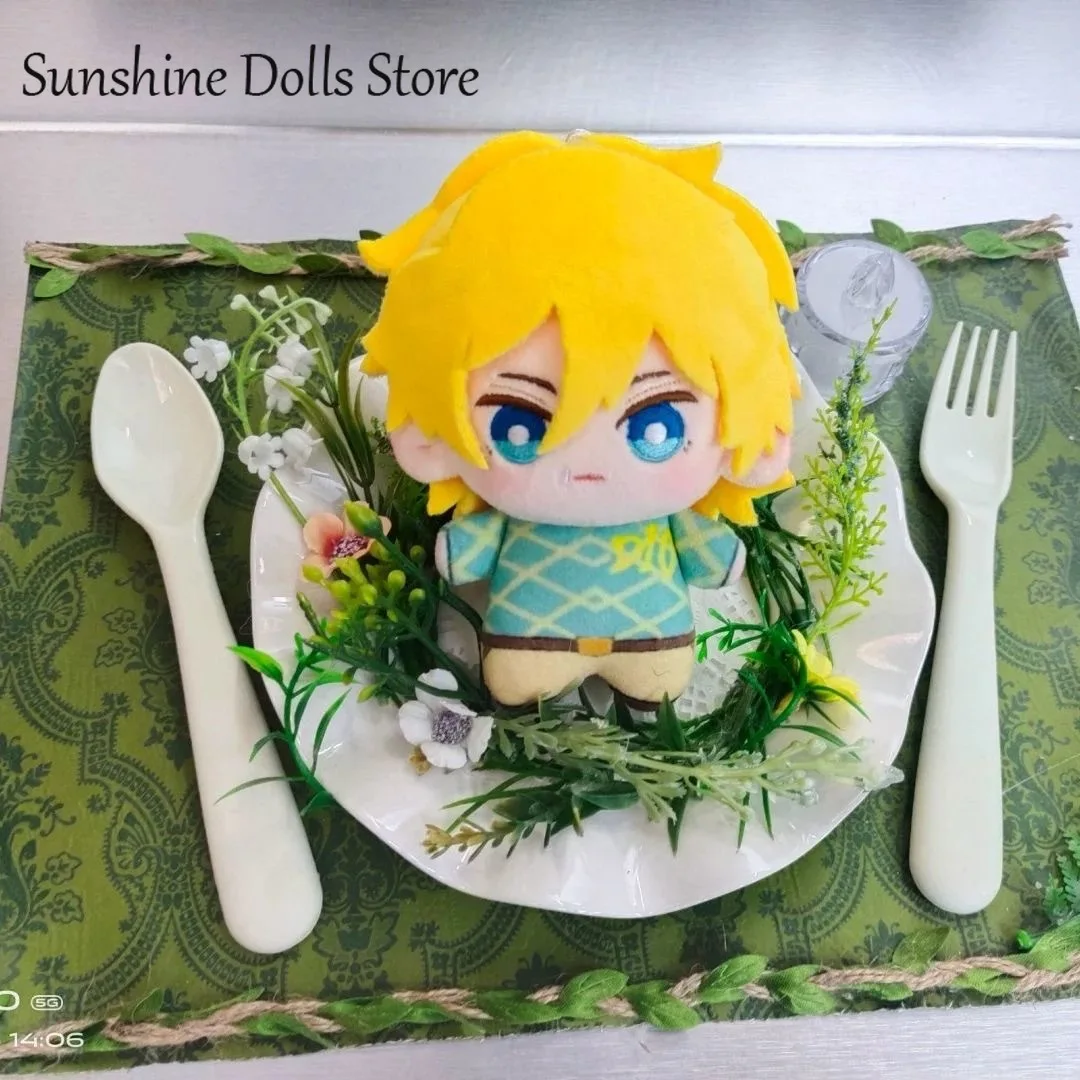 10CM Anime Dio Diego Brando poupée Anime Figure en peluche coton peluche jouet marionnette Cosplay Kawaii pendentif mascotte cadeaux de noël