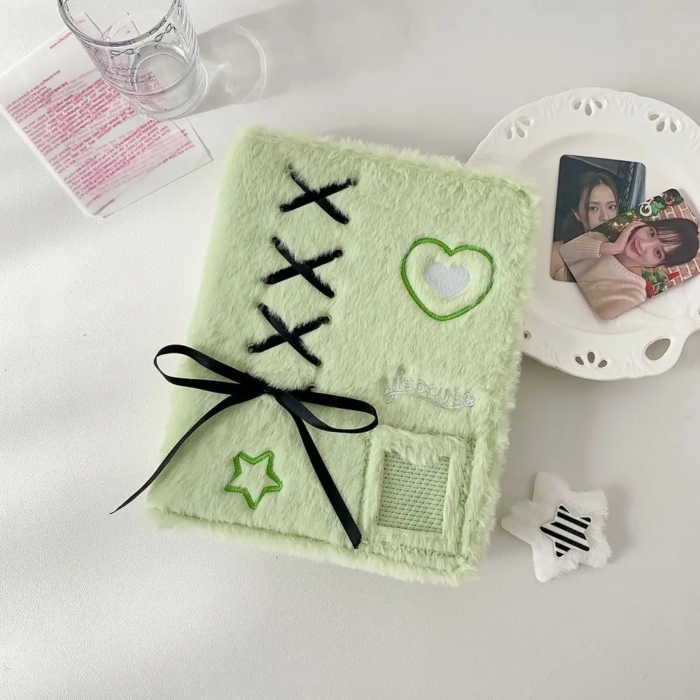 Álbum de Fotos Estilo Ballet con 10 Páginas A5, Porta Tarjetas de Fotos con Cinta y Lazo