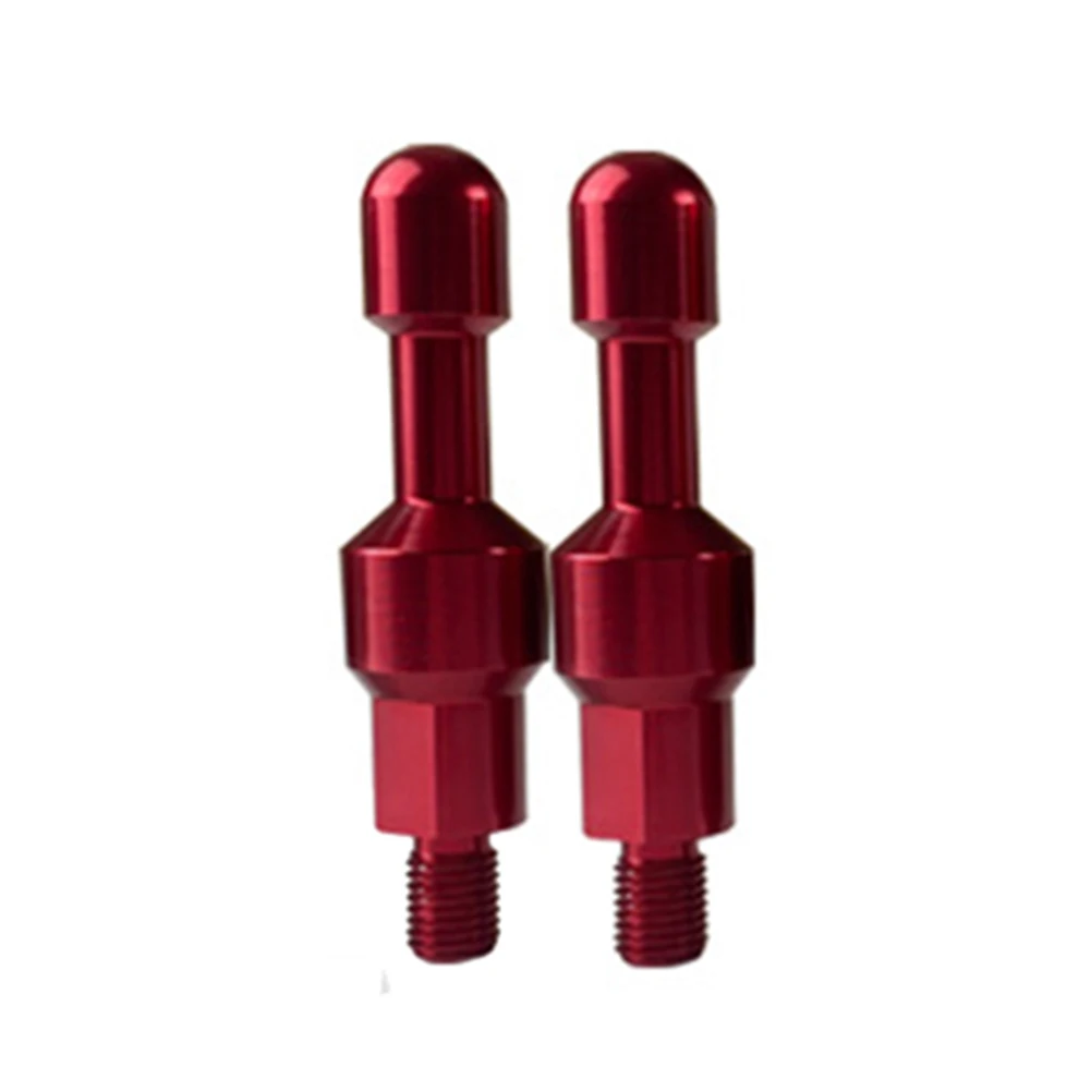 Decorative Screw CNC Mirror Cap For Motorcycle Customization Prevents Fork-ground Contact Weather Resistant Design