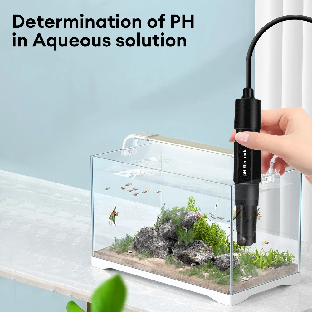 Imagem -05 - Sonda do Eletrodo ph para Aquário Sonda de Substituição Conector Bnc Controlador Hidropônico Conector do Medidor