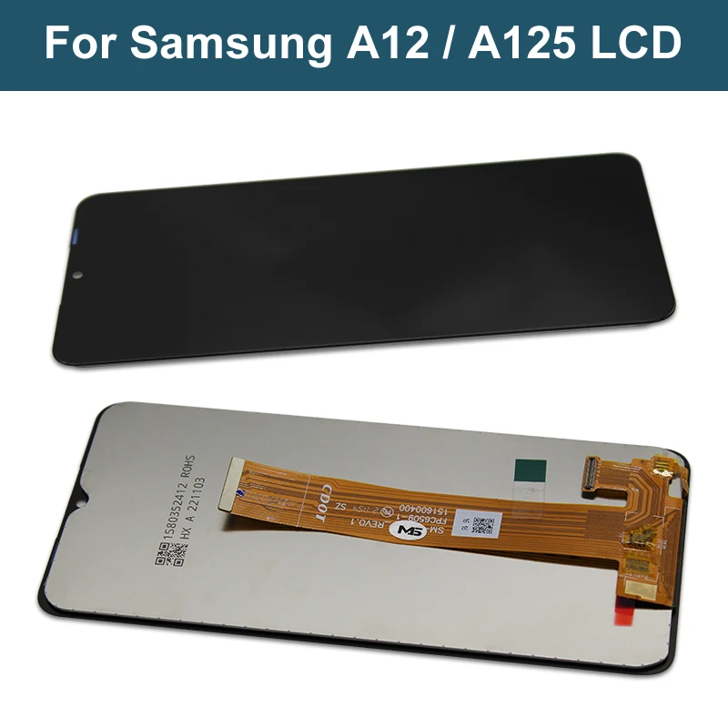 CHOICE For Samsung Galaxy A12 LCD Display A125 A125F SM-A125F Touch Screen Digitizer For Samsung A12 Screen Replacement Parts