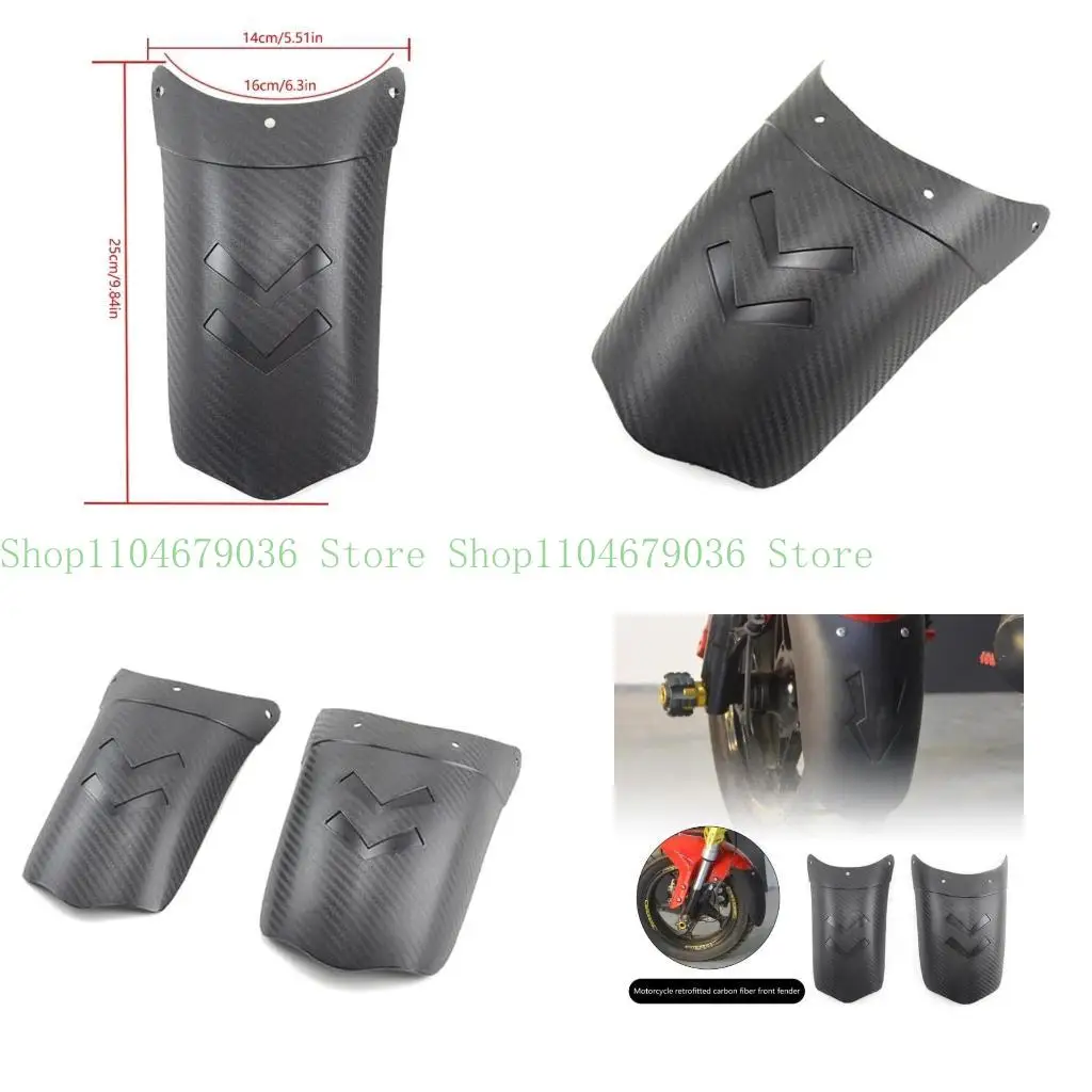 

652F Motorcycle Splash Guard Front Extension Protector Cover Wheel Mud Flaps