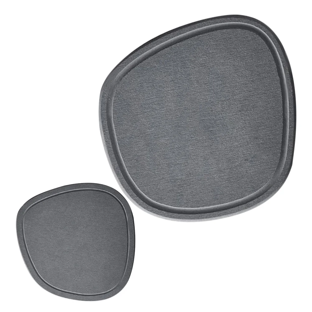 

2Pcs Plant Tray Flowerpot Saucer Diatom Mud for Indoor Outdoor Use Plant Water Drip Tray Soil Spill Protector Planter Saucers