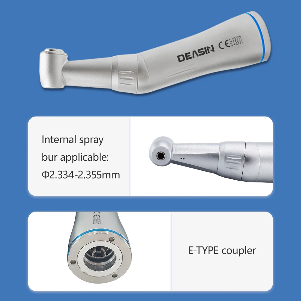 Dental Low Speed Handpiece Kit Air Turbine Straight Contra Angle Air Motor Inner Water Spray 2/4Holes Available Dentistry Tools