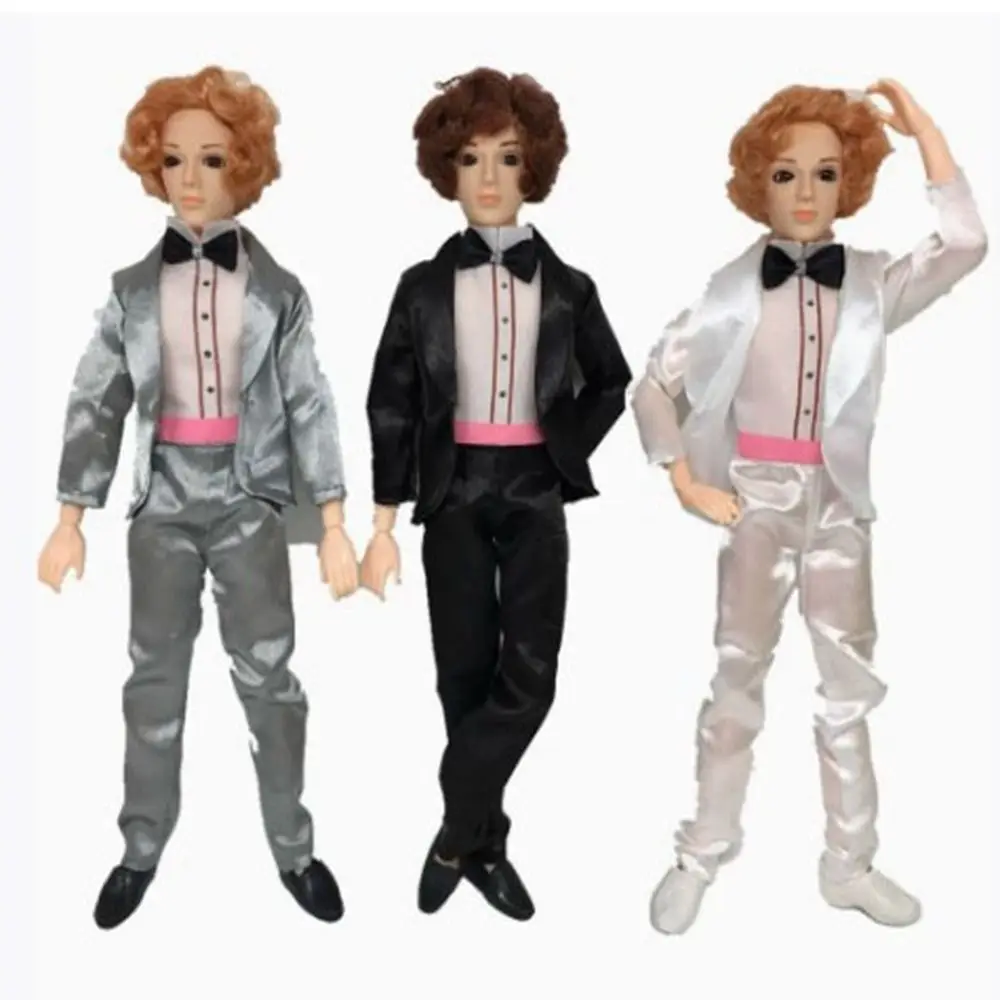 11-комплектов-новой-повседневной-одежды-для-куклы-1-6-6-стилей-красивый-костюм-для-свадебной-вечеринки-аксессуары-повседневный-костюм-рубашка-брюки-кукла-30-см