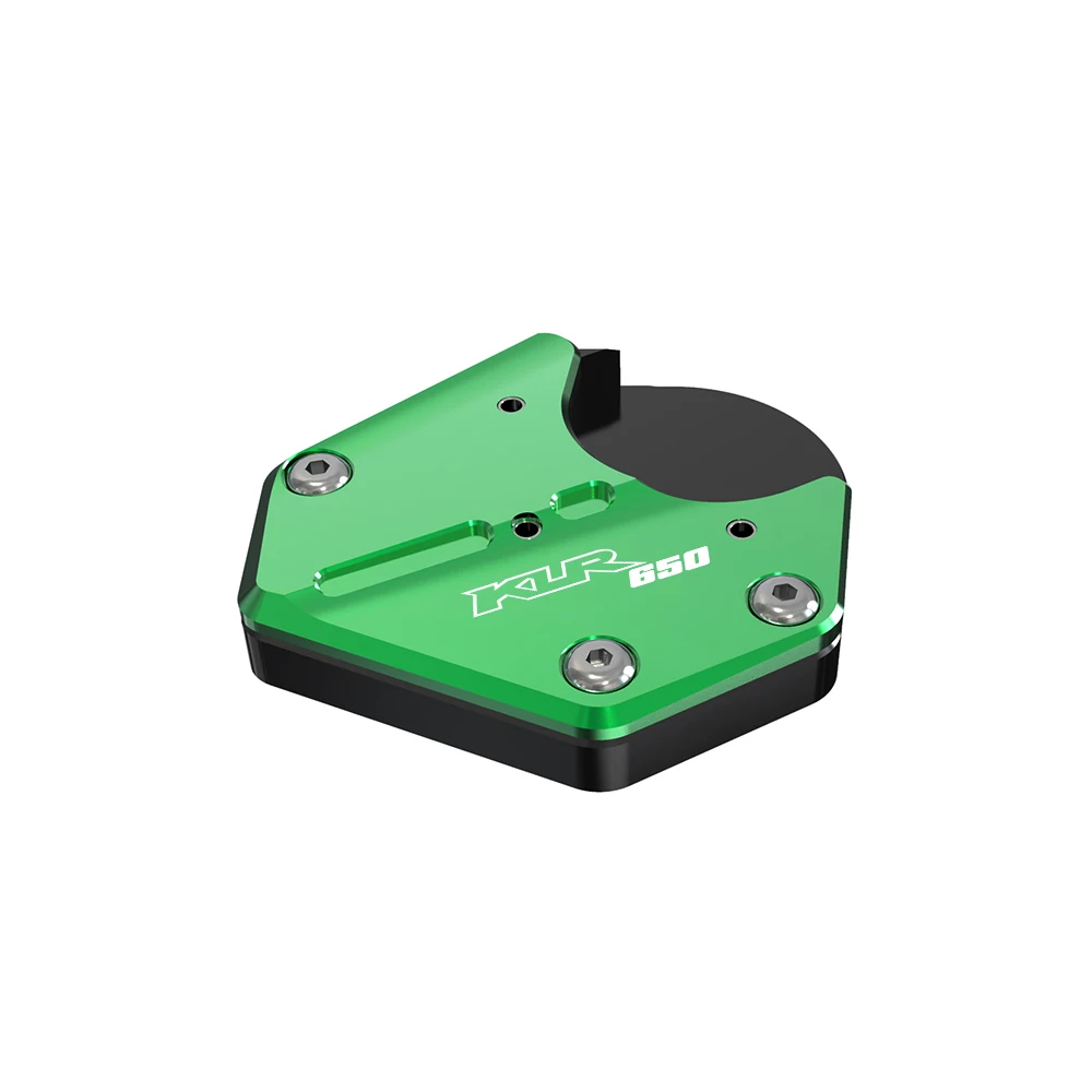 Motorcycle 2024 2023 2022 KLR 650 Kickstand Extension Side Stand Enlarge For Kawasaki KLR650 2008~2025 2020 2019 2018 2017 2016