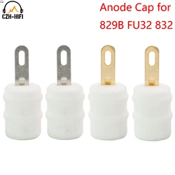 Ceramic Vacuum Tube Plate Anode Pin Caps Electronic Valve Hat for FU-29 829 829B FU29 GU32 832 FU32 Vintage Audio Amplifier DIY