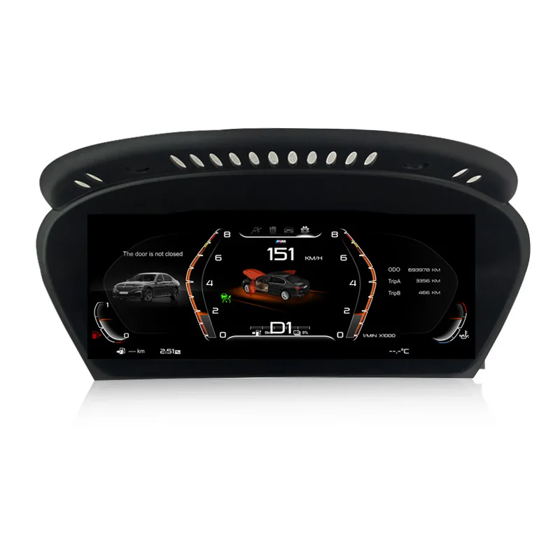 5 series E60 E61 E62 CCC CIC modified LCD digital speedometer instrument panel instrument speedometer