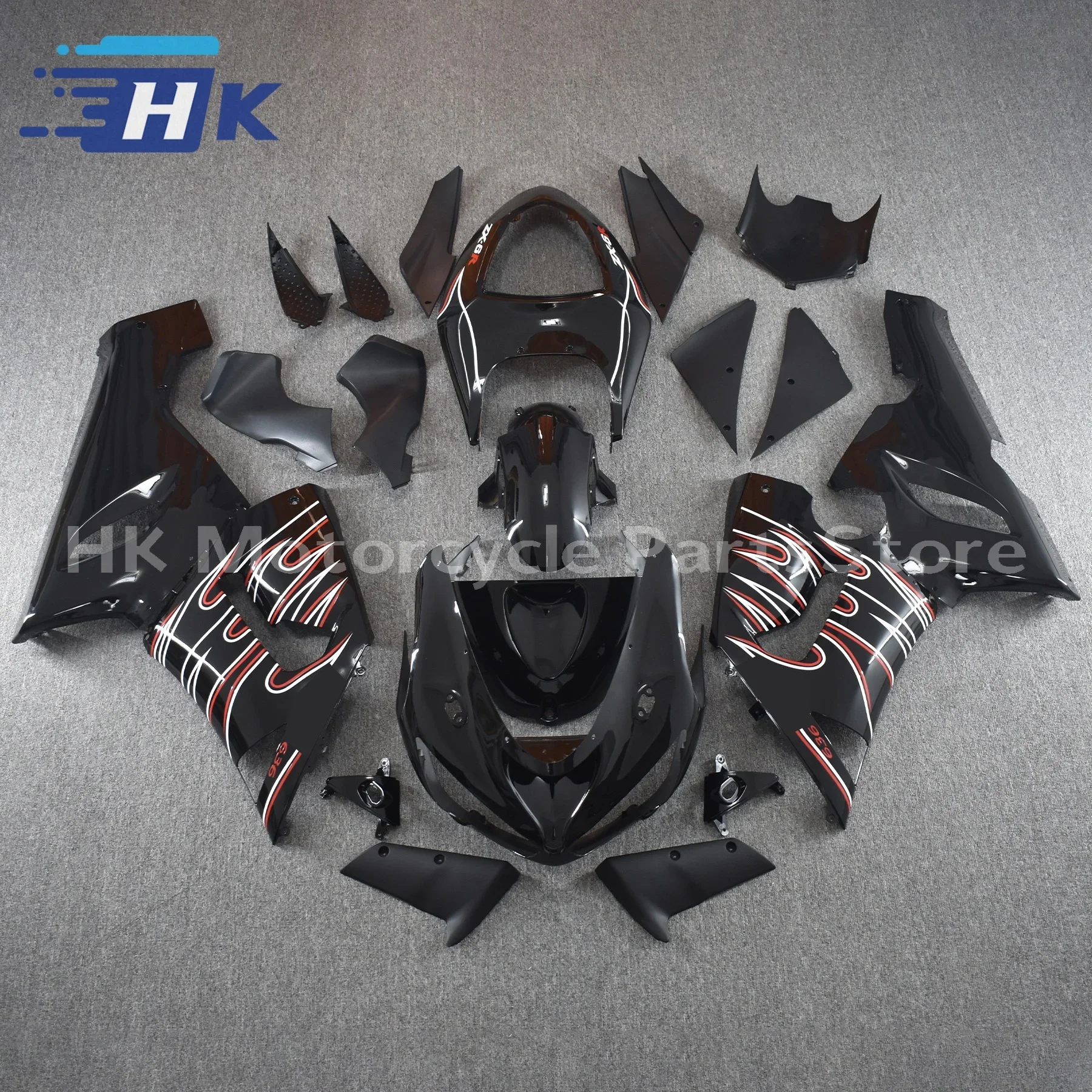 

Motorcycle Fairing Kit for KAWASAKI ZX6R ZX-6R ZX-636 2005 2006 Bodywork Set High Quality ABS Injection New