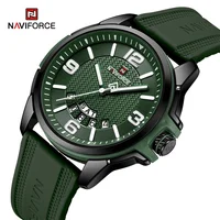 Marca Original NAVIFORCE 2024 reloj de cuarzo nuevo para hombres correa de silicona resistente al agua relojes de pulsera clásicos para hombres de negocios reloj de fecha
