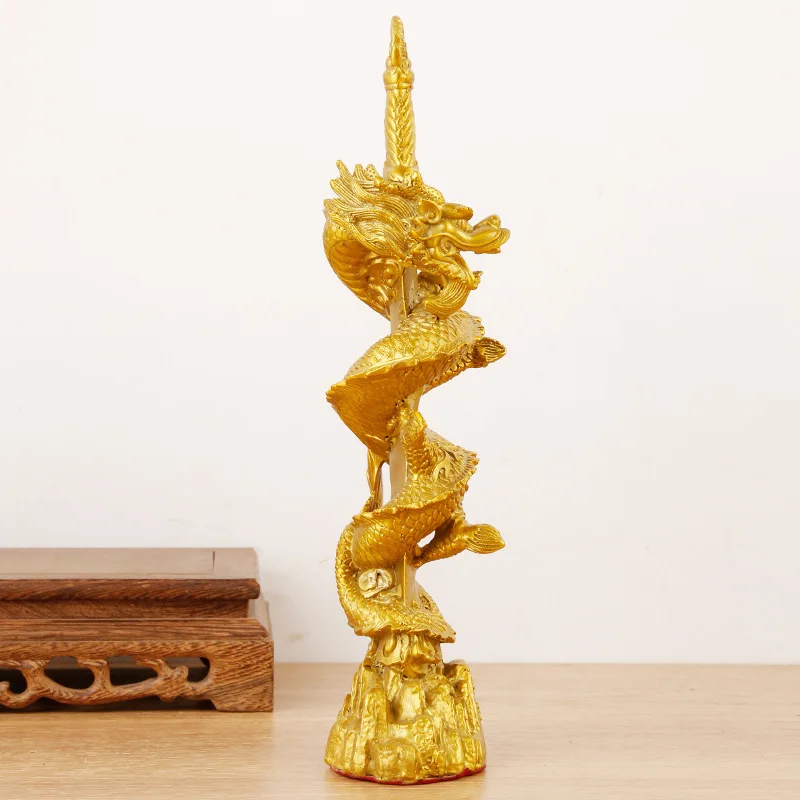 ornement-en-laiton-dore-han-epee-artisanat-bureau-maison-vert-dragon-decoration-affichage