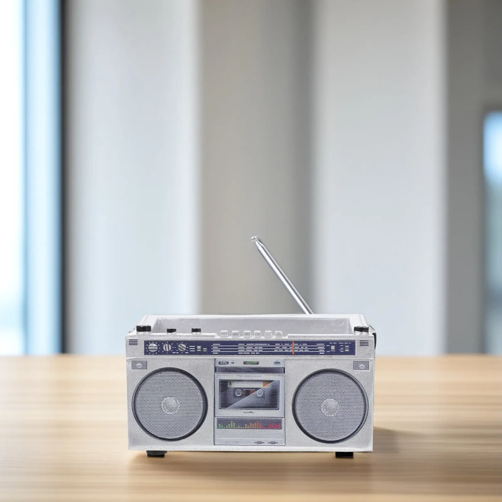 

Кашпо-магнитофон из смолы, настольный, в ретро-дизайне, для декора дома, для небольших комнатных растений