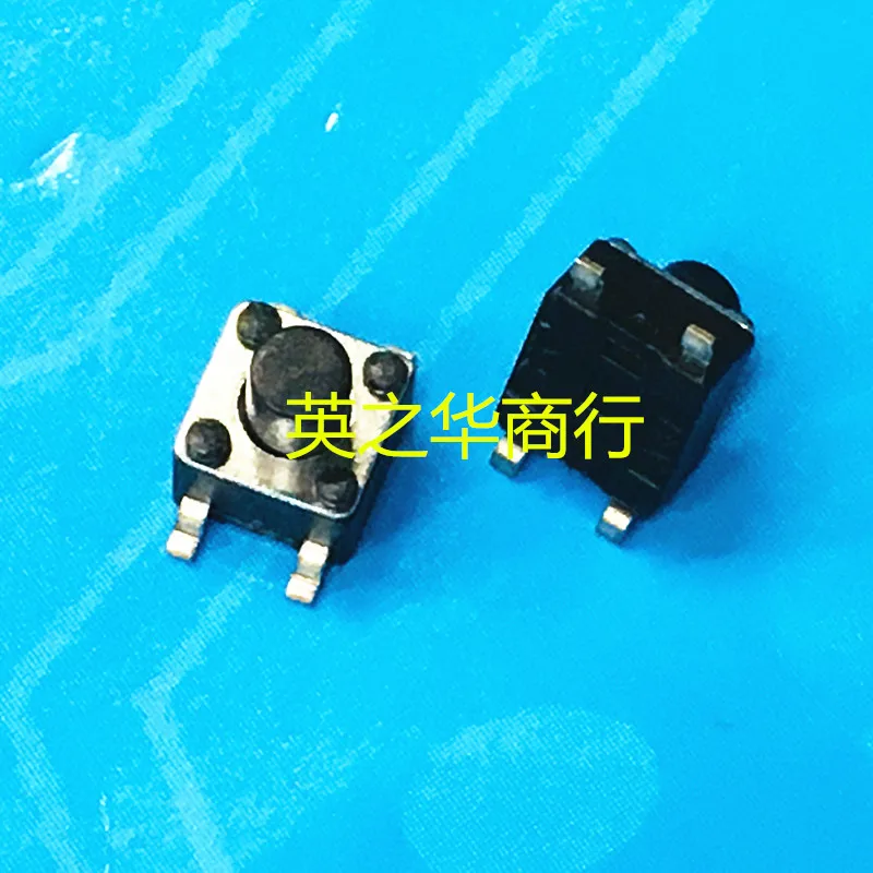 50 Buah Asli Baru 4-Pin SMD Tact Switch 4.5X4.5X5 Mikro-gerak Tombol 4-Pin 4.5*4.5*5Mm