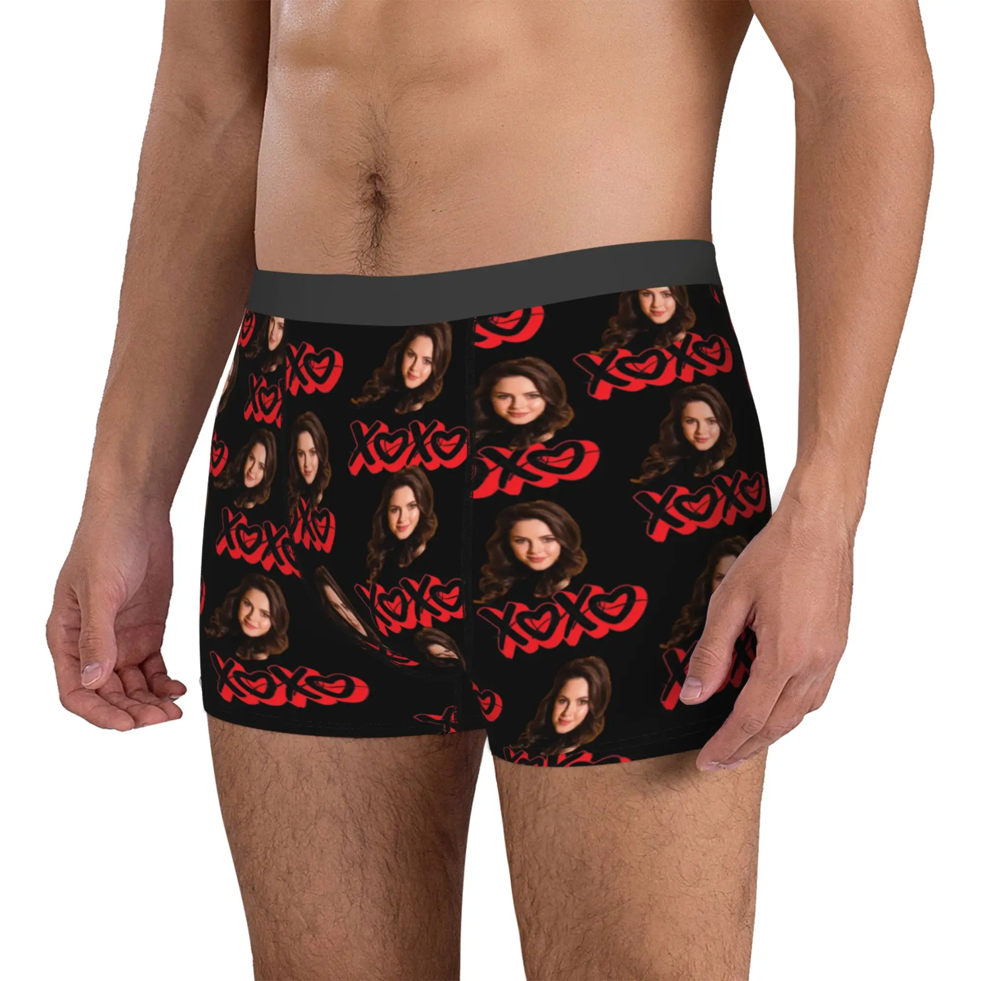 

Personalized Face Photo Underwear Custom Boxer Briefs Custom Men Valentine's Day Gift For Husband Anniversary Gift for Dad