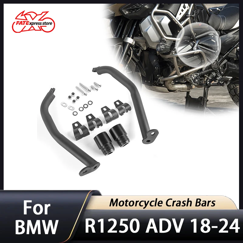 

For BMW R1250 Adv R 1250 Adventure Enhanced Engine Guard Crash Bar Motorcycle Highway Bumper Frame Stung Cage 2018-2024