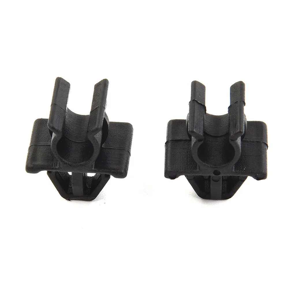 1 Piar Car Hood Prop Rod Clips For Nissan Plastic Black Replacement Part Auto Fastener Hood Bonnet Clip Automobiles Accessories