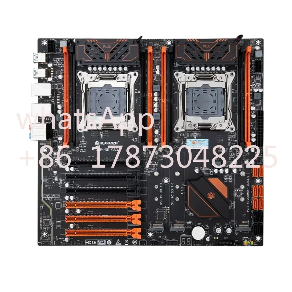 HUANANZHI X99 F8D PLUS LGA 2011-3 XEON X99 Motherboard support Intel Dual CPU E5 2640 2666 2670 2696 V3 V4 DDR4 RECC NVME NGFF