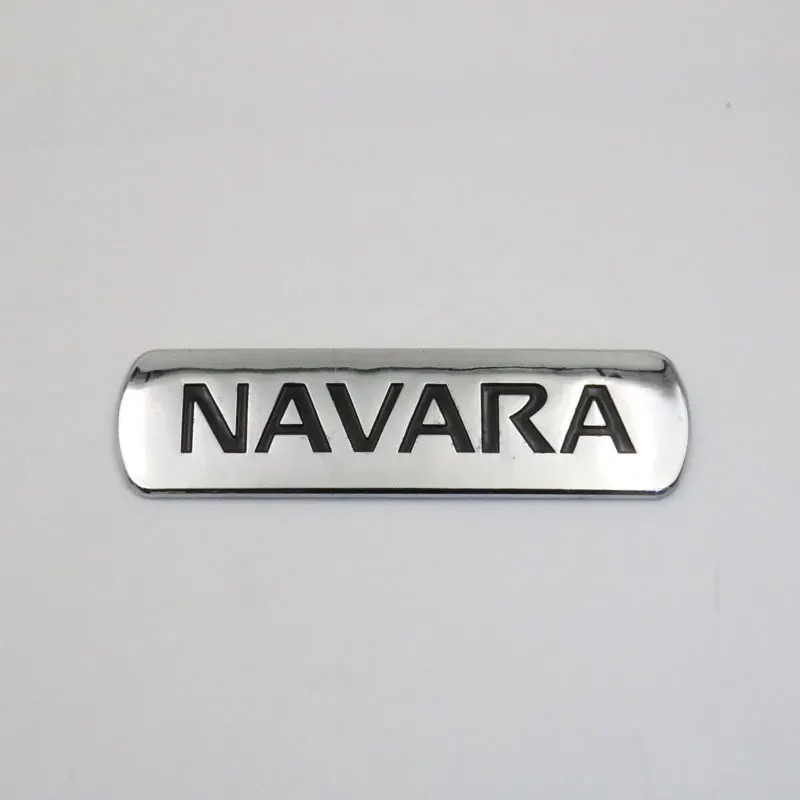 Rear Back Emblems Logo Plate Sticker Decal For Navara Frontier Pickup D21 D22 D23 D40 Side Door Chrome