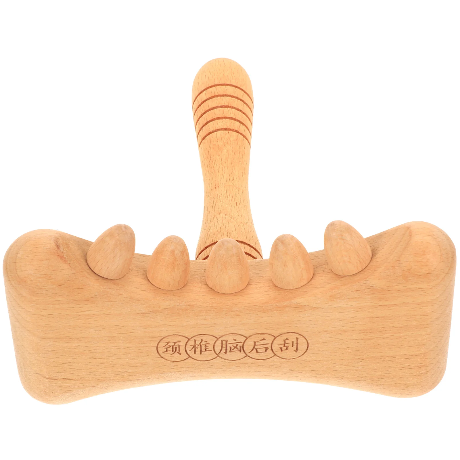 Tavoletta in Legno per Massaggio Guasha, Sollievo per Collo, Spalle e Testa, Terapia dei Meridiani, Strumento Portatile per Alleviare la Tensione Muscolare