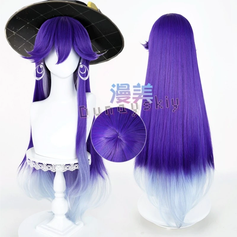Lucilla Cosplay Accessories Wig Shoes High Heels Anime Game Wuthering Waves Character Footwear Hairpieces For Women Halloween view 3
