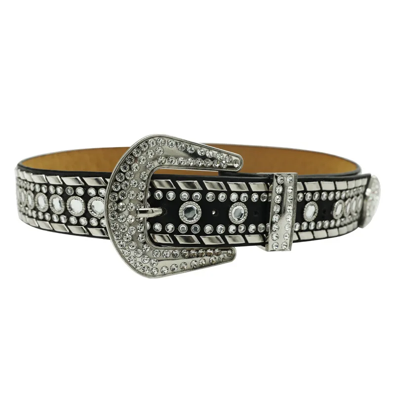 

Women's Rhinestone Belt Punk Style Gothic Style Y2K Sparkle Retro Belt Spice Spice Girls-style Dresses Pants Decorative Belt