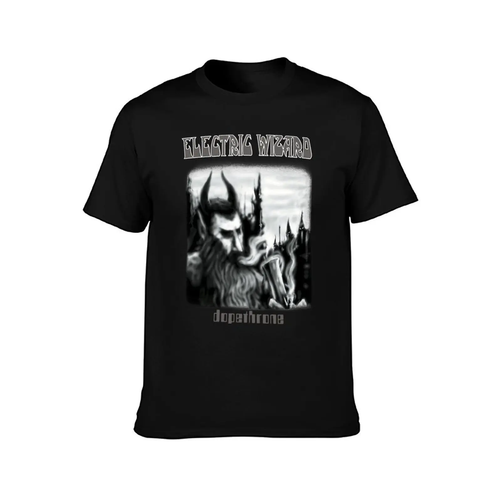 Electric Wizard - Dopethrone Classic Old School UK Doom Stoner Metal T-Shirt luxury designer sweat fitted t shirts for men