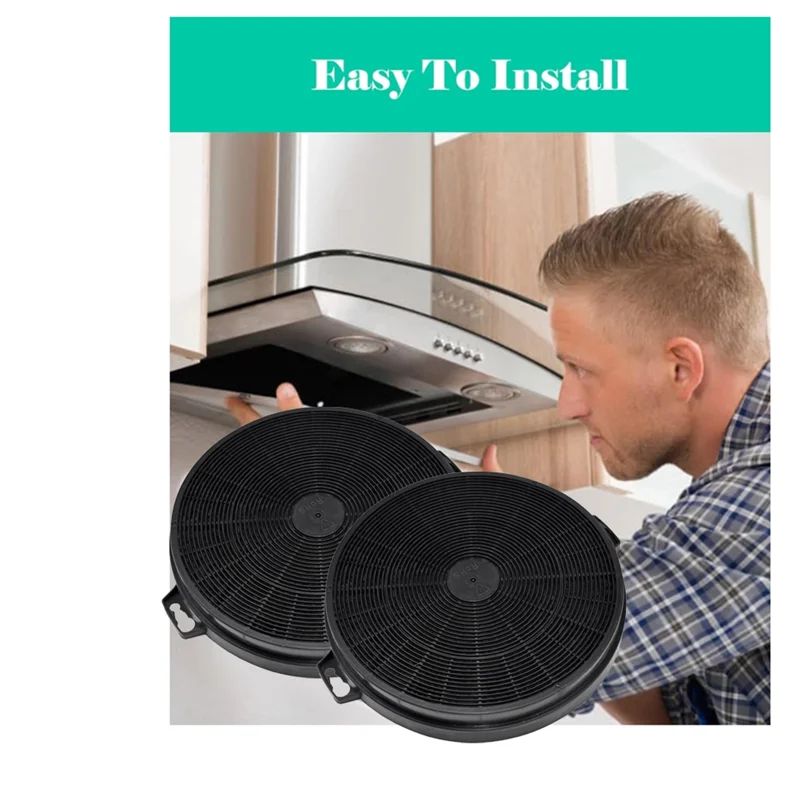 B59B-2Pcs فلتر الكربون المنشط لـ EF Power Slim 90SS/90 X/V، Ckpremio، Elba F53، الكترولوكس EFC9533X/EFC6531X، Tecno K274 #2