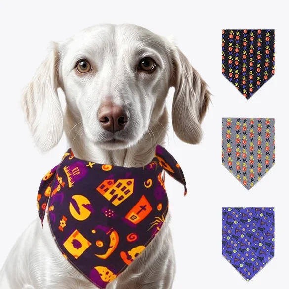 

Pet Supplies Dog Accessories Triangle Scarf Accesories Saliva Towel Everything for Dogs Halloween Apparels Pets Christmas Home