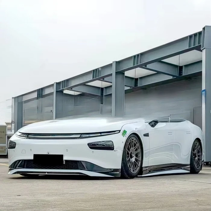 اكسسوارات السيارات للسيارة المصدات الأمامية والخلفية الشفاه مآزر جانبية طقم الجسم مصدات السيارة ل XPENG P7