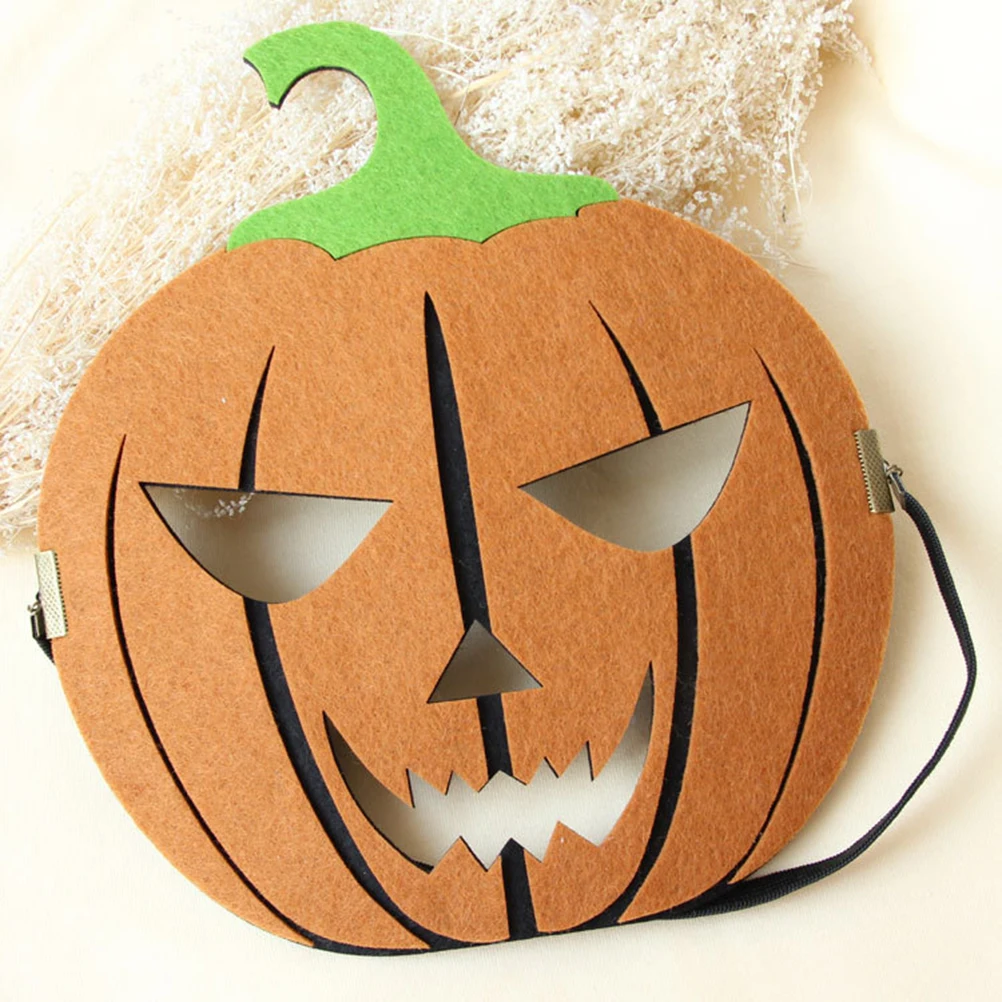 

Halloween mask Halloween pumpkin mask Halloween felt mask Halloween face mask Halloween pumpkin face mask