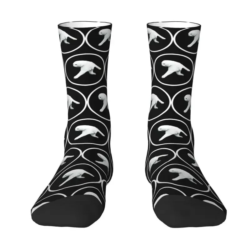 Funny Aphex Twin Socks Women Men Warm 3D Printed Basketball Sports Crew Socks