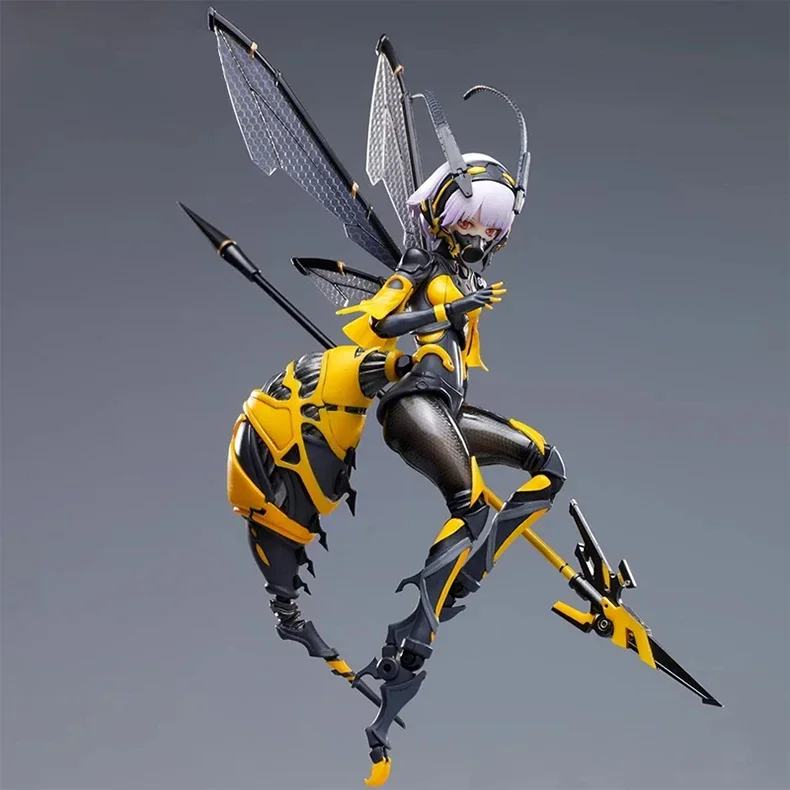 In Stock Kotobuki Machine Girl Snail Shell BEE-03W Wasp Girl Bun-chan Anime Figures 1/12 Assembly Boy and Girl Collection Toys