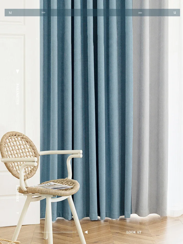 

Blackout Curtain Living Room Fishbone Pattern Thickened Material Cortinas Modern Bedroom Balcony шторы для спальни 커튼 ستارة IG