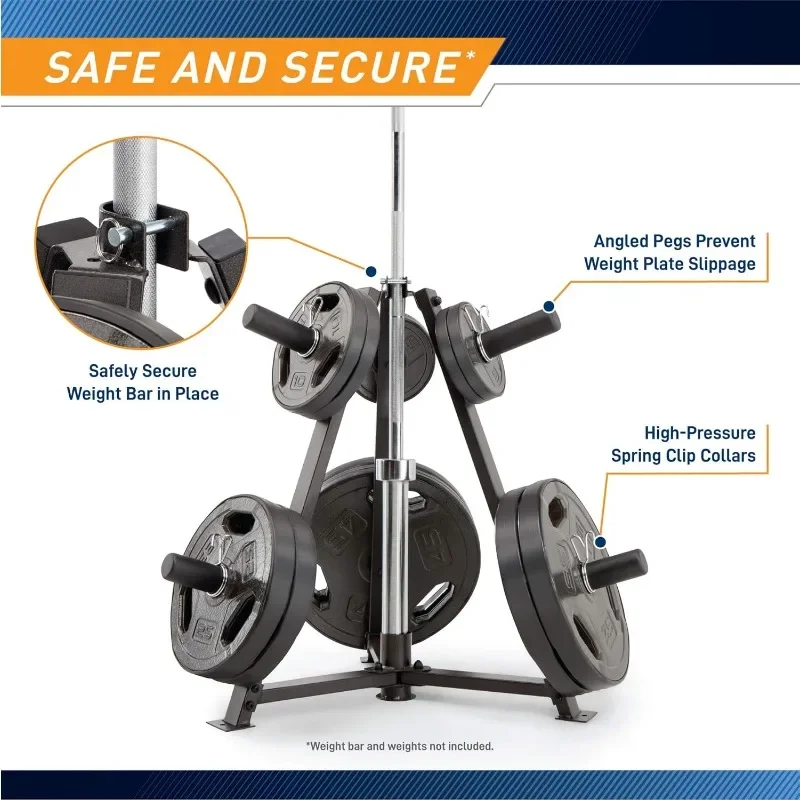 Weight Plate Tree for 2-Inch Plates Weight Storage Rack Fast delivery