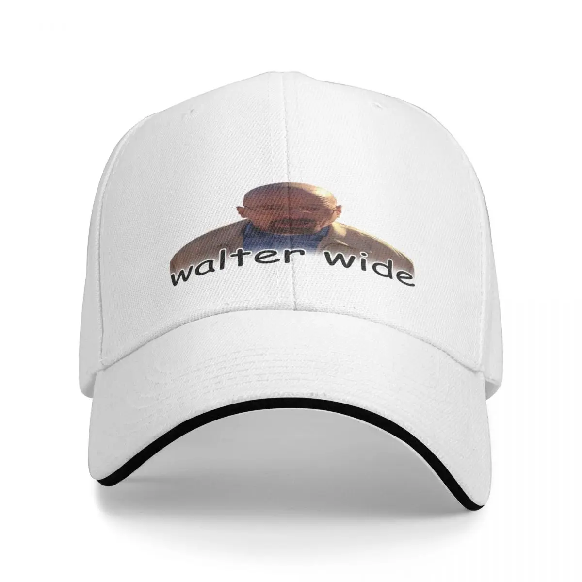 walter wide breaking bad walter white parody Baseball Cap Sunscreen Anime Hat Hat Man For The Sun Ball Cap Caps Women Men's