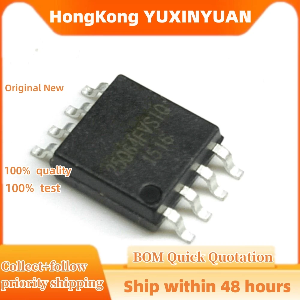 10Pcs/lot   W25Q64FVSIG SOP8 25Q64FWSIG 25Q64BVSIG CHIPS IN STOCK