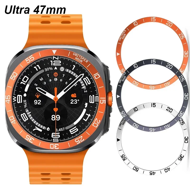 

Bezel Ring For Samsung galaxy Watch Ultra Metal Scale Rotation Circle New Product For Galaxy Watch 7 Ultra 47mm Protective Ring