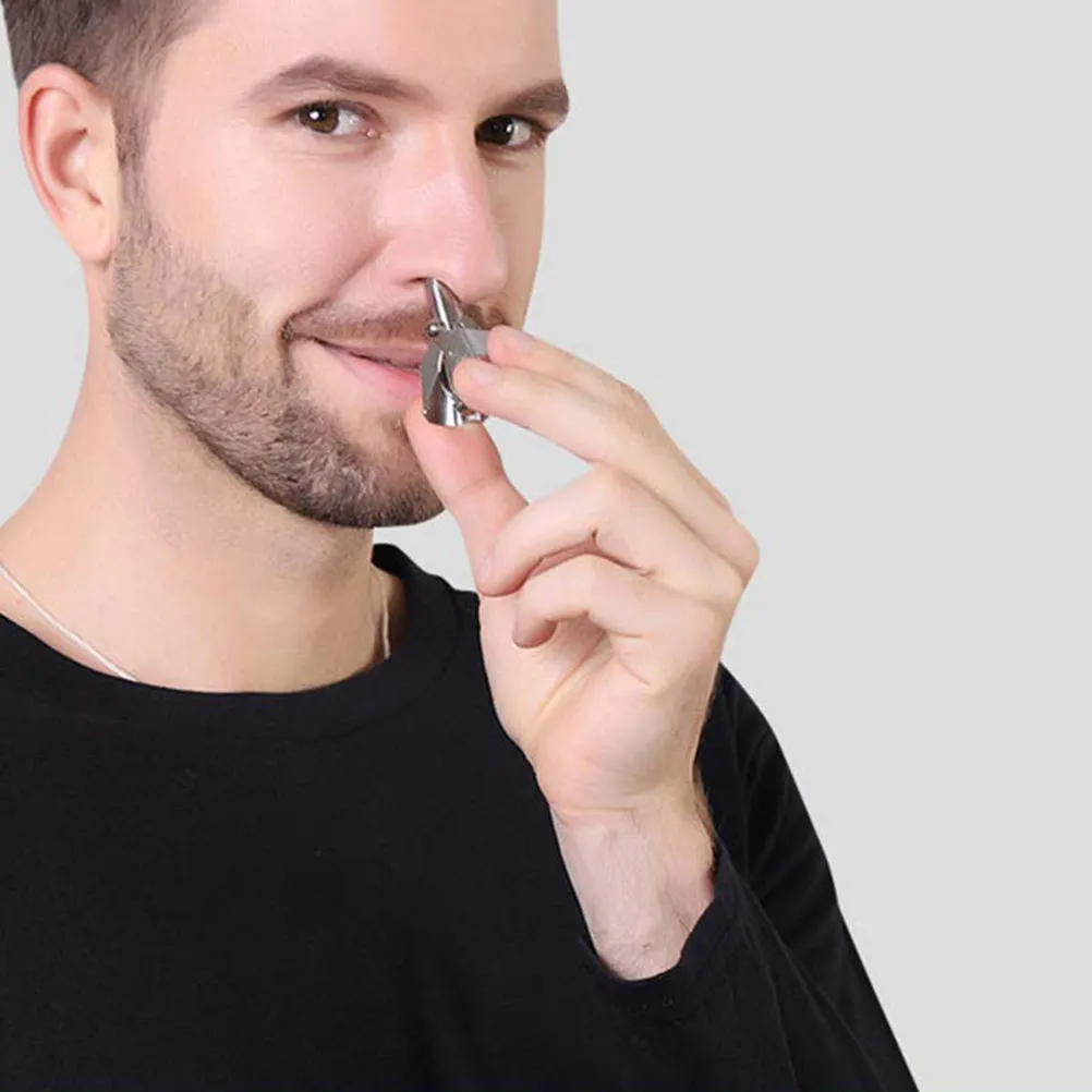 1Set Nose Hair Trimmer Set Stainless Steel Nail Cutter Nose Hair Scissors Compact Portable Safe Pain-Free Grooming Kit